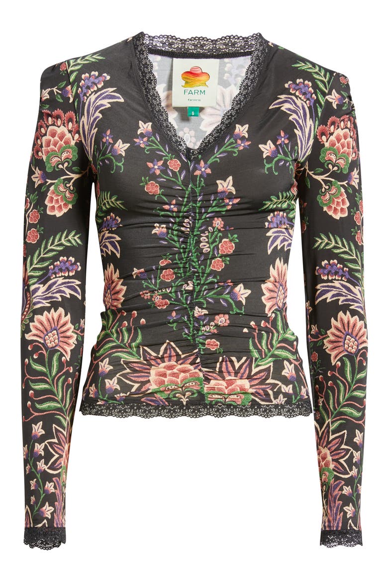 Marvelous Garden Knit Top, Alternate, color, BLACK