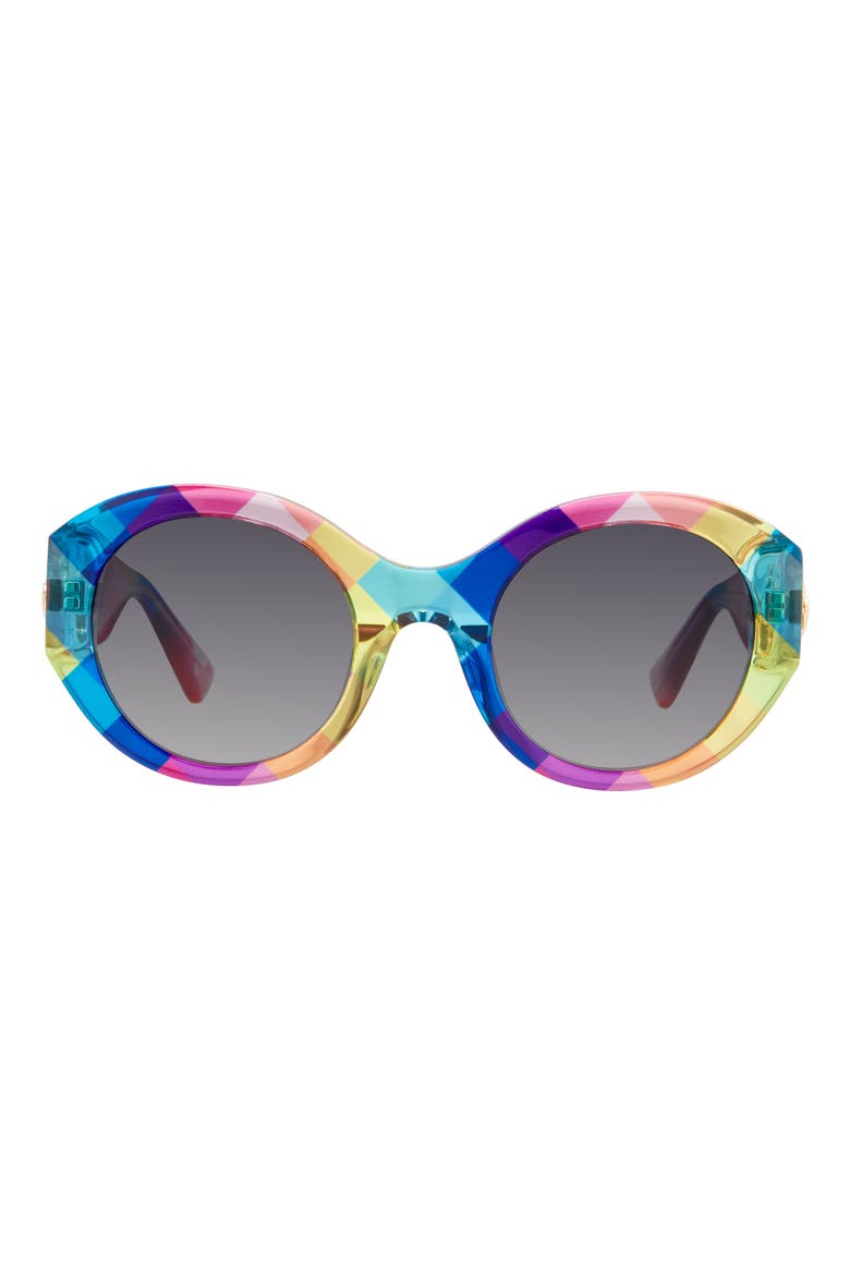 51mm Sunglasses, Main, color, PATTERN MULTICOLOR/ DARK GREY