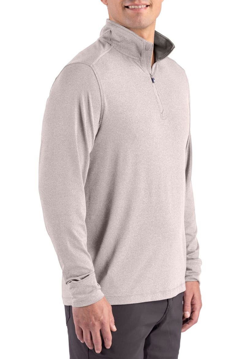 Forge Epic Confidence Performance Quarter Zip Pullover, Alternate, color, POLISHED HEATHER