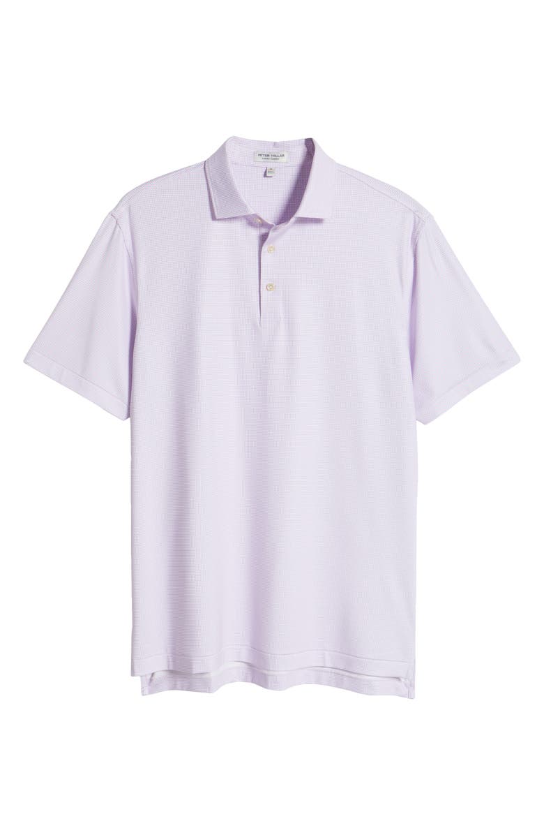 Peter Millar Phoenix Performance Jersey Polo, Alternate, color, White/ Cottage Blue