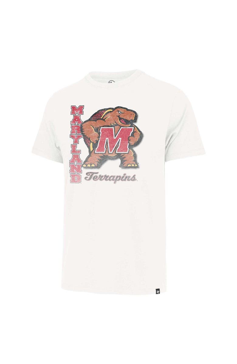 '47 Men's '47 Cream Maryland Terrapins Phase Out Franklin T-Shirt, Alternate, color, 