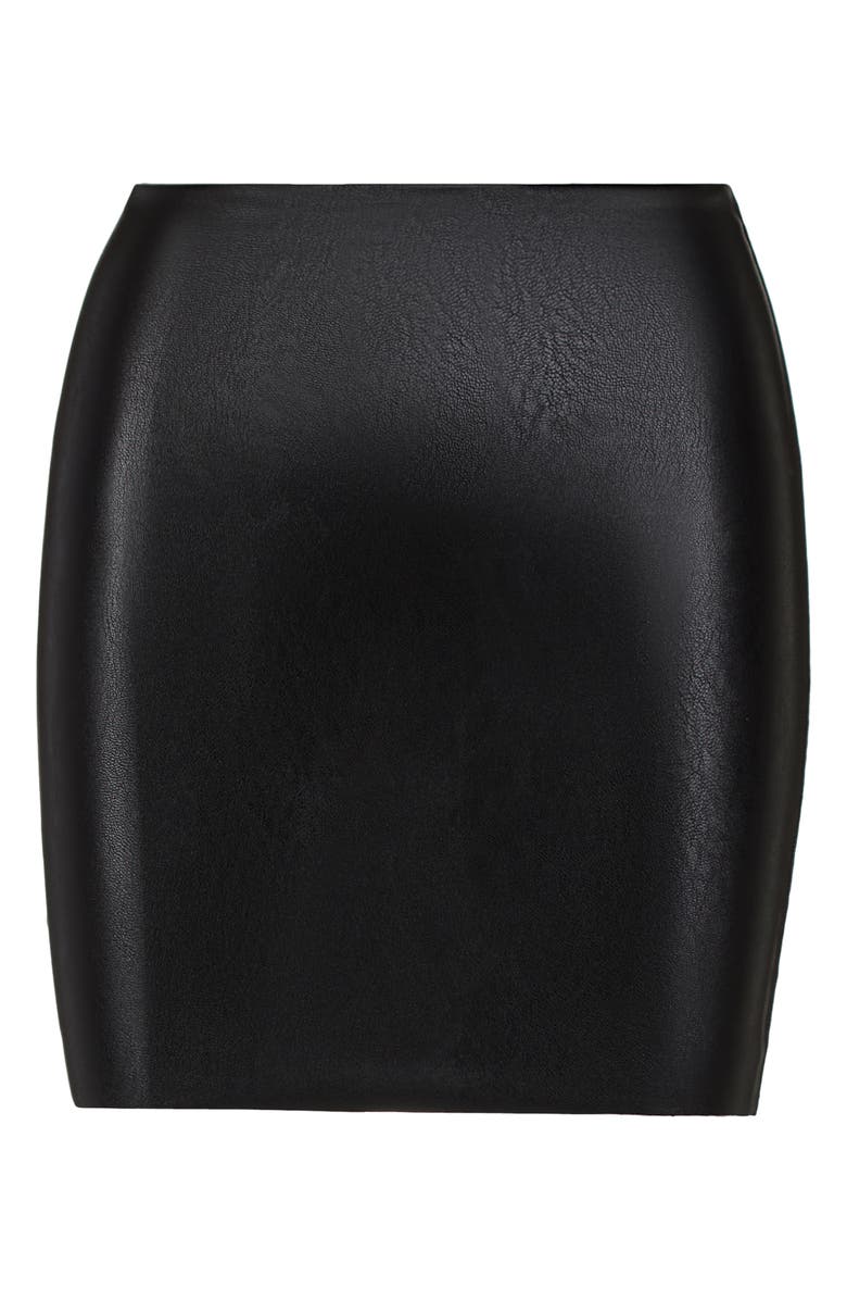 Commando Faux Leather Miniskort, Alternate, color,