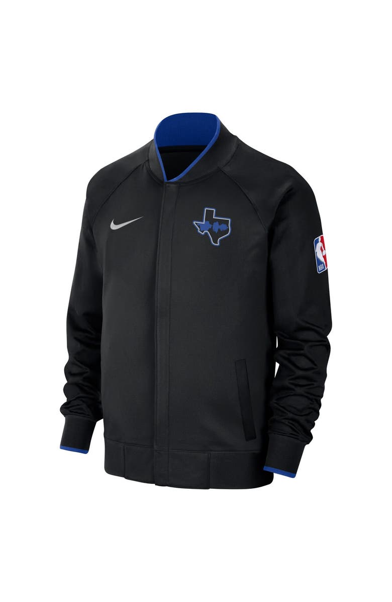 Nike Men's Nike Black Dallas Mavericks 2023/24 City Edition Authentic Showtime Performance Raglan Full-Zip Jacket, Alternate, color, 