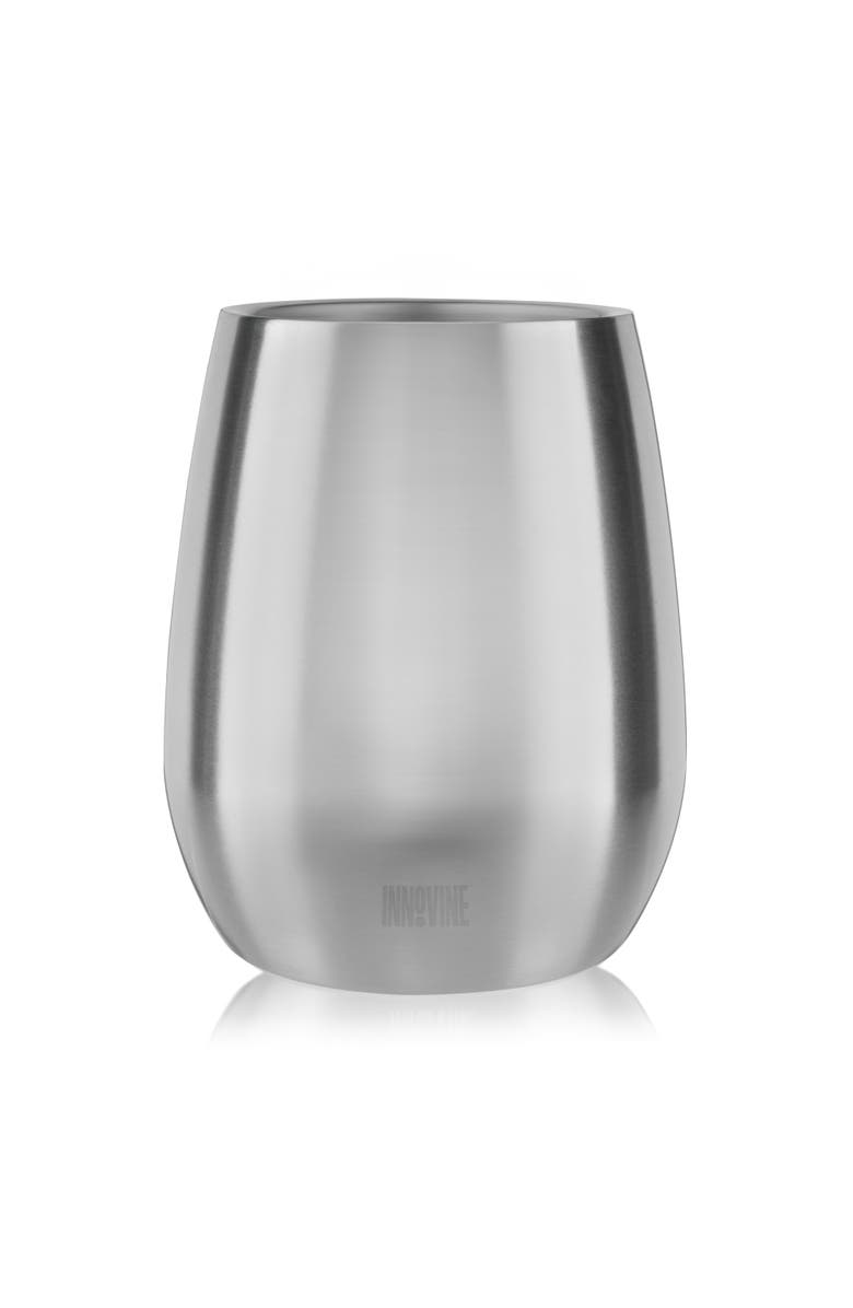 Innovine Wine Bottle Chiller Bucket, Main, color, Silver
