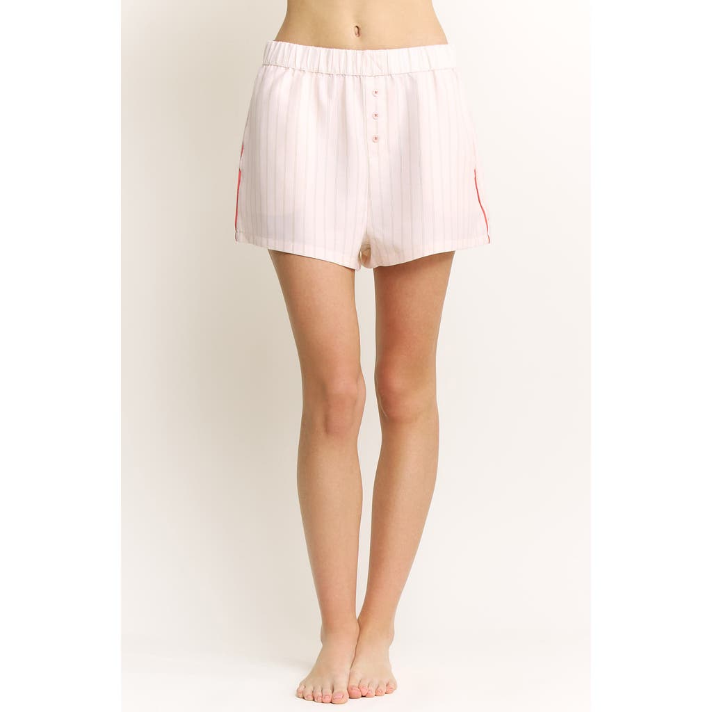 Honeydew Brunch Date Shorts in Flora Stripe at Nordstrom, Size X-Small
