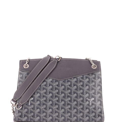 Structured Rouette Chain Shoulder Bag Coated Canvas PM