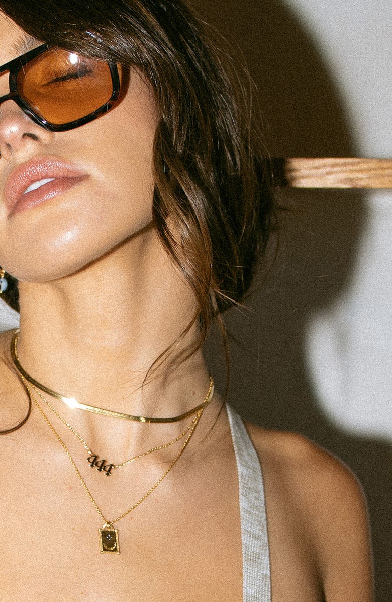 Child of Wild Angel Energy Pendant Necklace, Alternate, color, Gold - 1