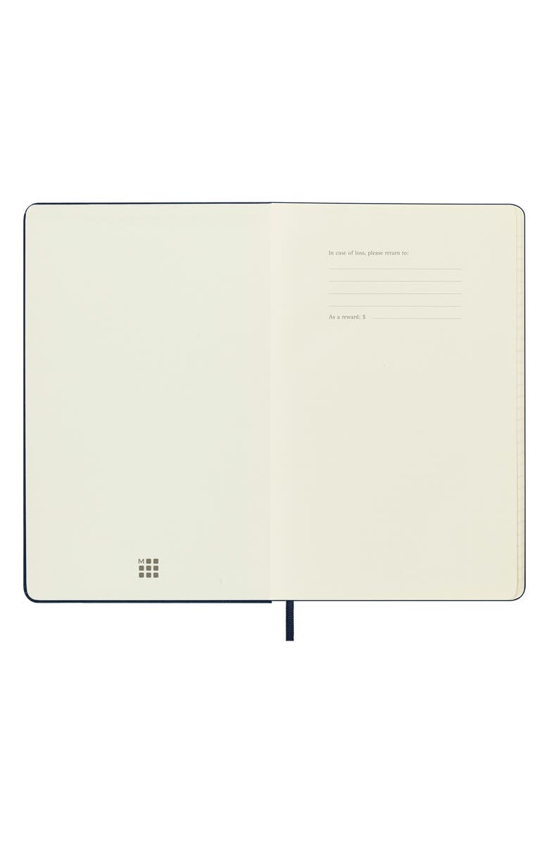 Moleskine Large Ruled Hardcover Notebook, Alternate, color, Sapphire Blue