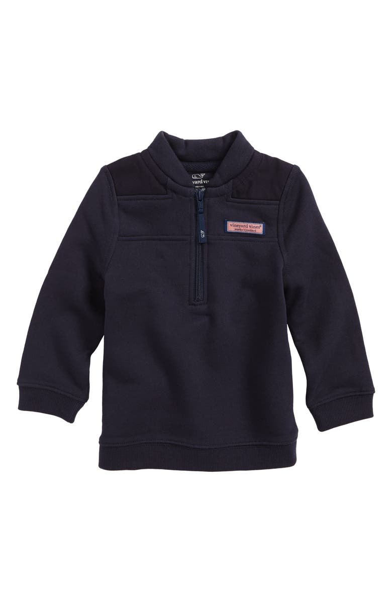 vineyard vines Quarter Zip Pullover, Main, color, 