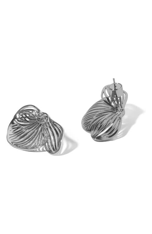 Jennifer Fisher Small Orchid Stud Earring In Silver