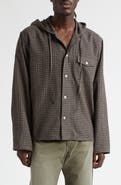 STOCKHOLM SURFBOARD CLUB Merle Hooded Check Overshirt
