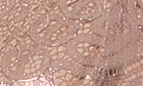 Felina Siren Shimmer Lace Bralette In Rose Tan Shimmer