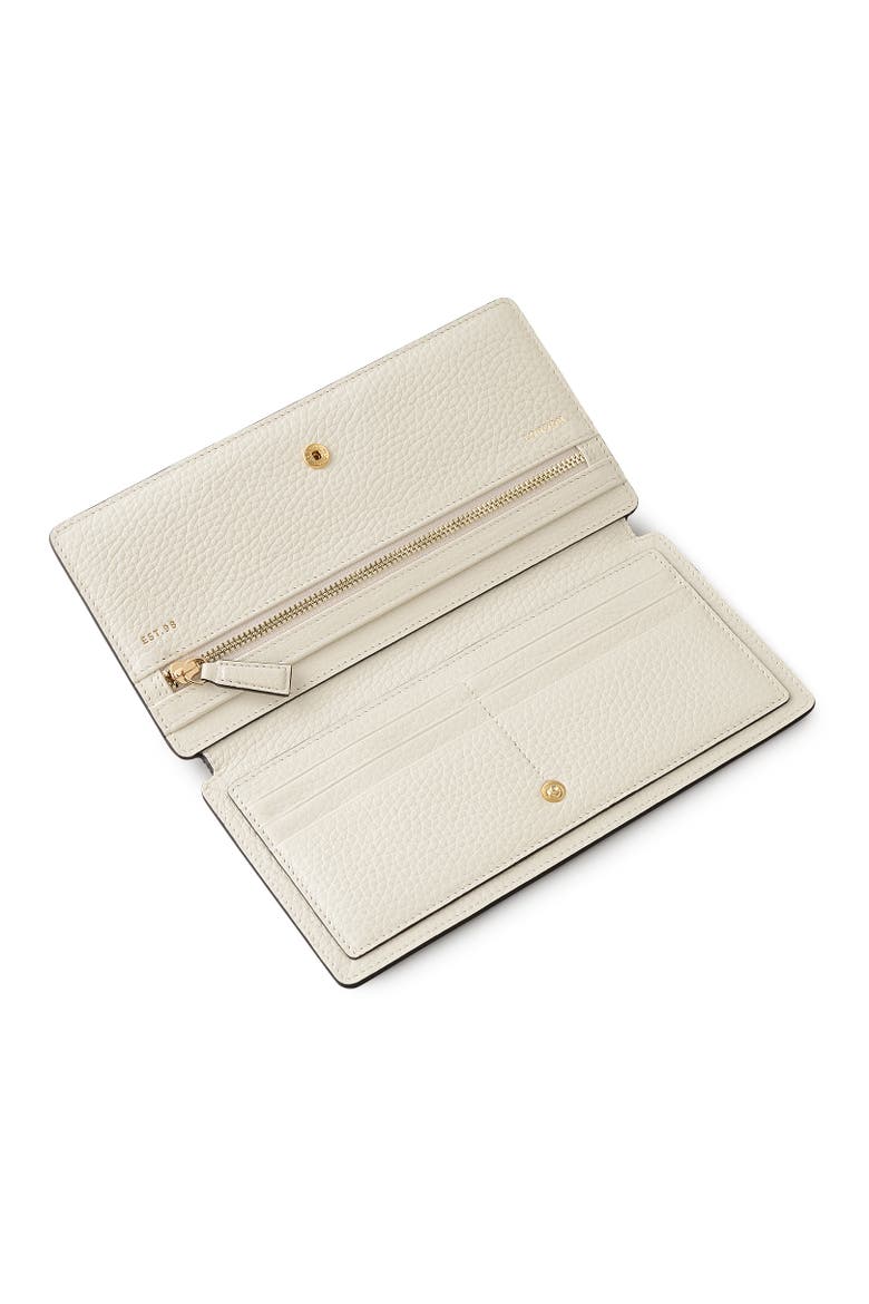 Coin Street - Print Large Bifold Wallet, Alternate, color, Chalk
