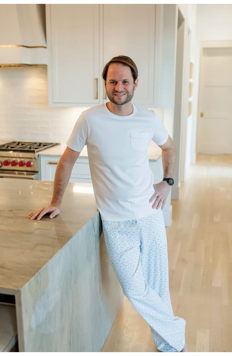 Lila and Hayes Brent Men's Hangout Pant, Alternate, color, Tennis Match Blue