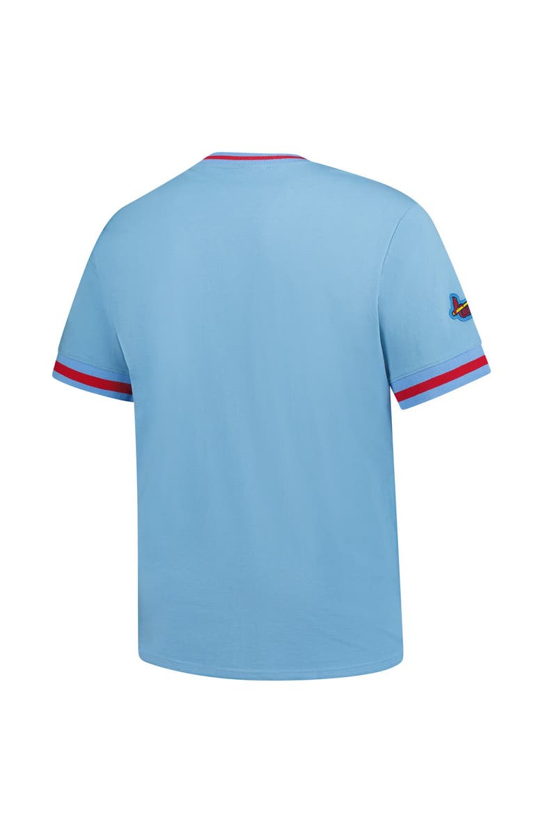 Mitchell & Ness Men's Mitchell & Ness Light Blue St. Louis Cardinals Big & Tall V-Neck T-Shirt, Alternate, color, 