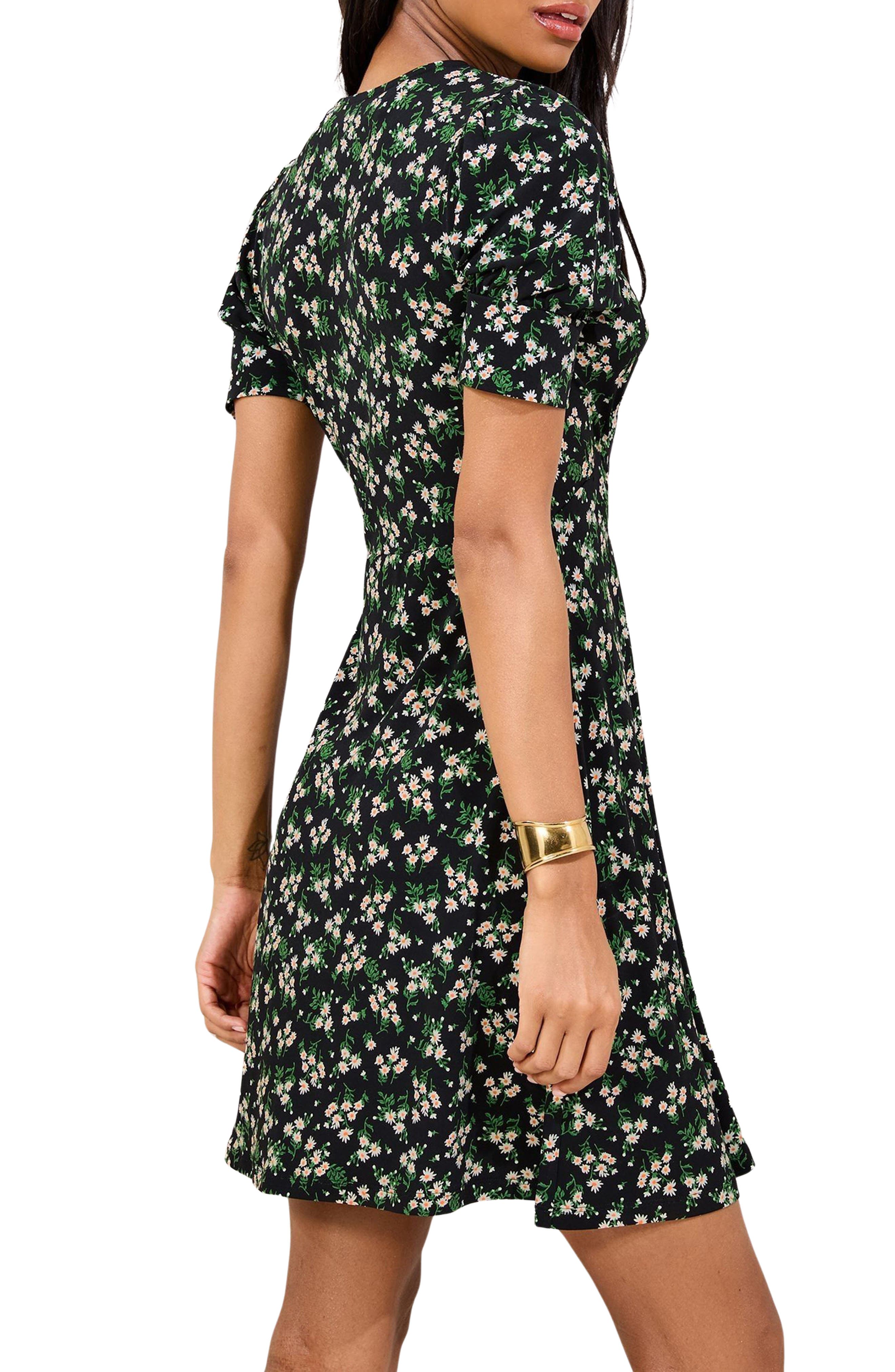 Floral Print Minidress - image 2