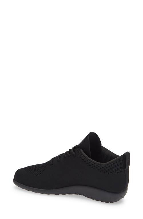 Naot Kuko Sneaker In Black Knit