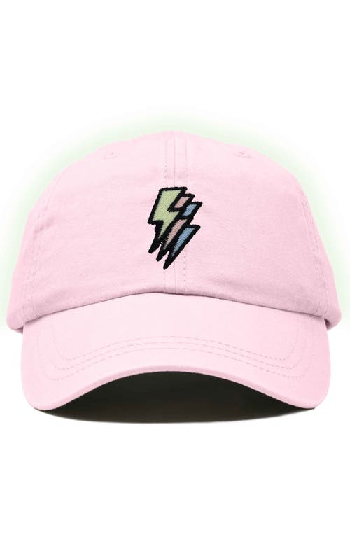 Dalix Lightning Cap In Washed Pink
