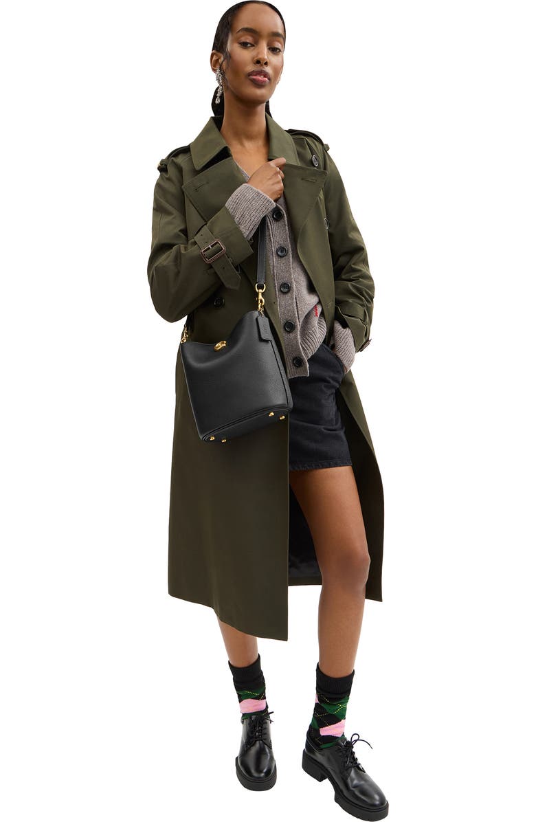 COACH Willow Polished Pebble Leather Shoulder Bag, Alternate, color,