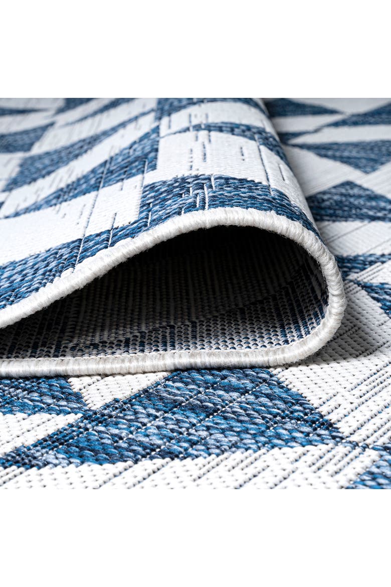 Andratx Modern  Geometric Indoor/Outdoor Area Rug, Alternate, color, Blue/Ivory