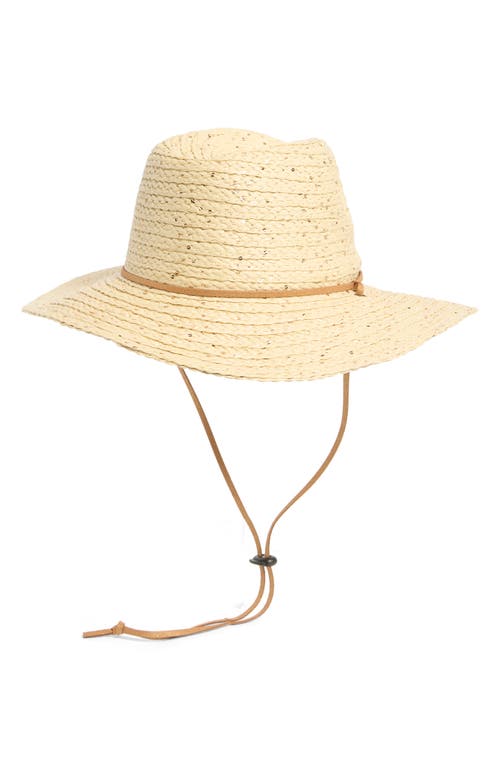 Scala Braided Cord Straw Hat In Brown