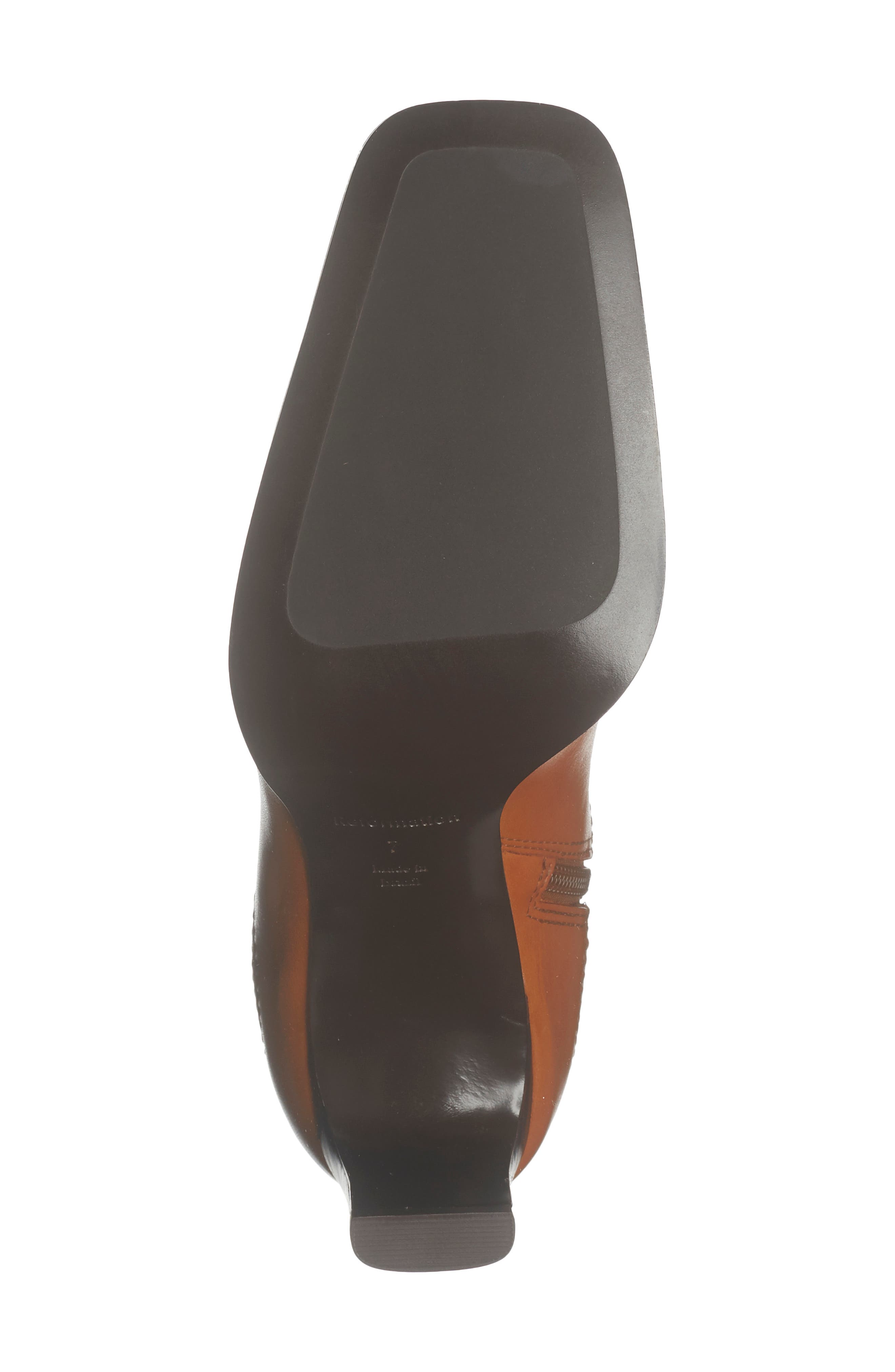 Claudette Leather Ankle Bootie, Alternate, color, WHISKEY LEATHER