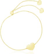 The Lovery Fine Jewelry Gold Heart Bolo Bracelet