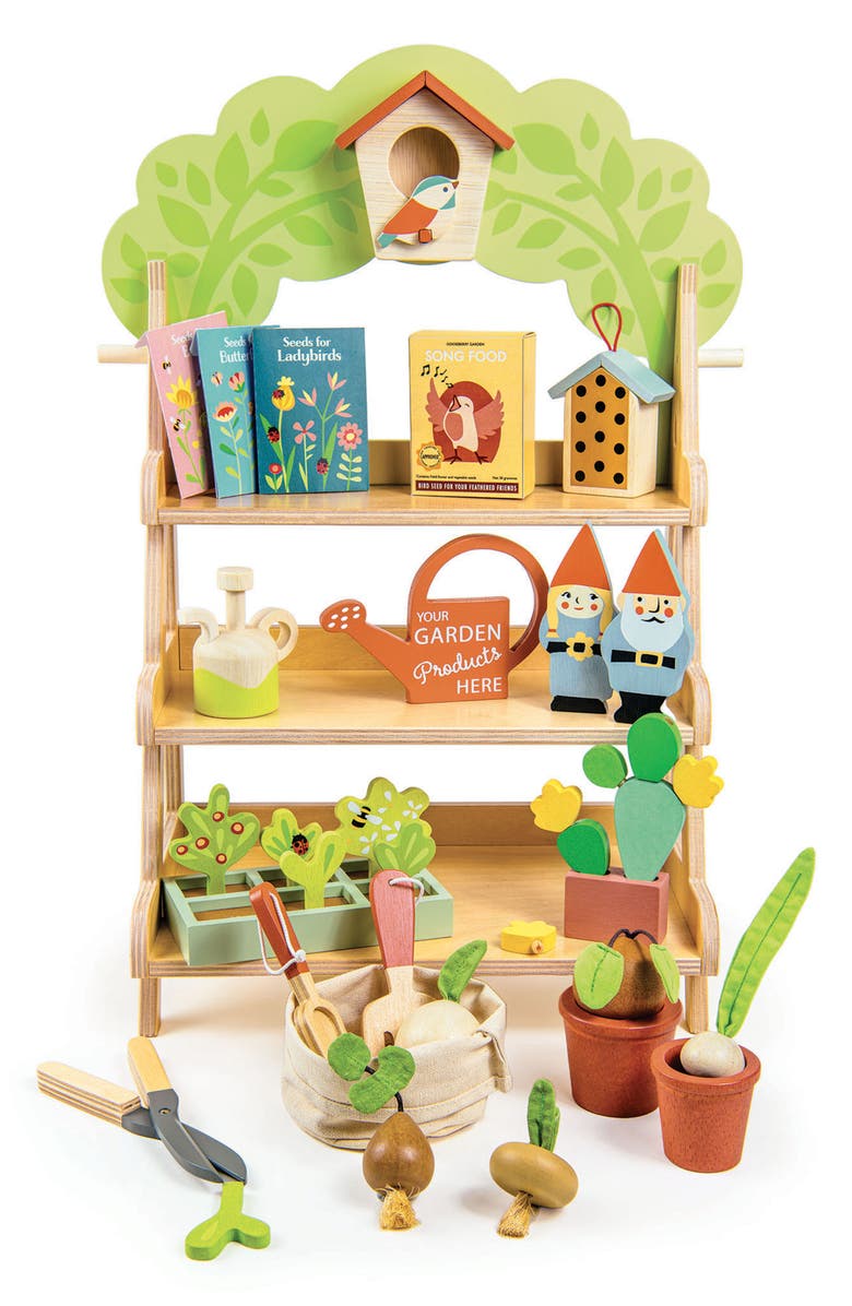 Tender Leaf Toys Garden Center Play Set, Alternate, color, Green Multi