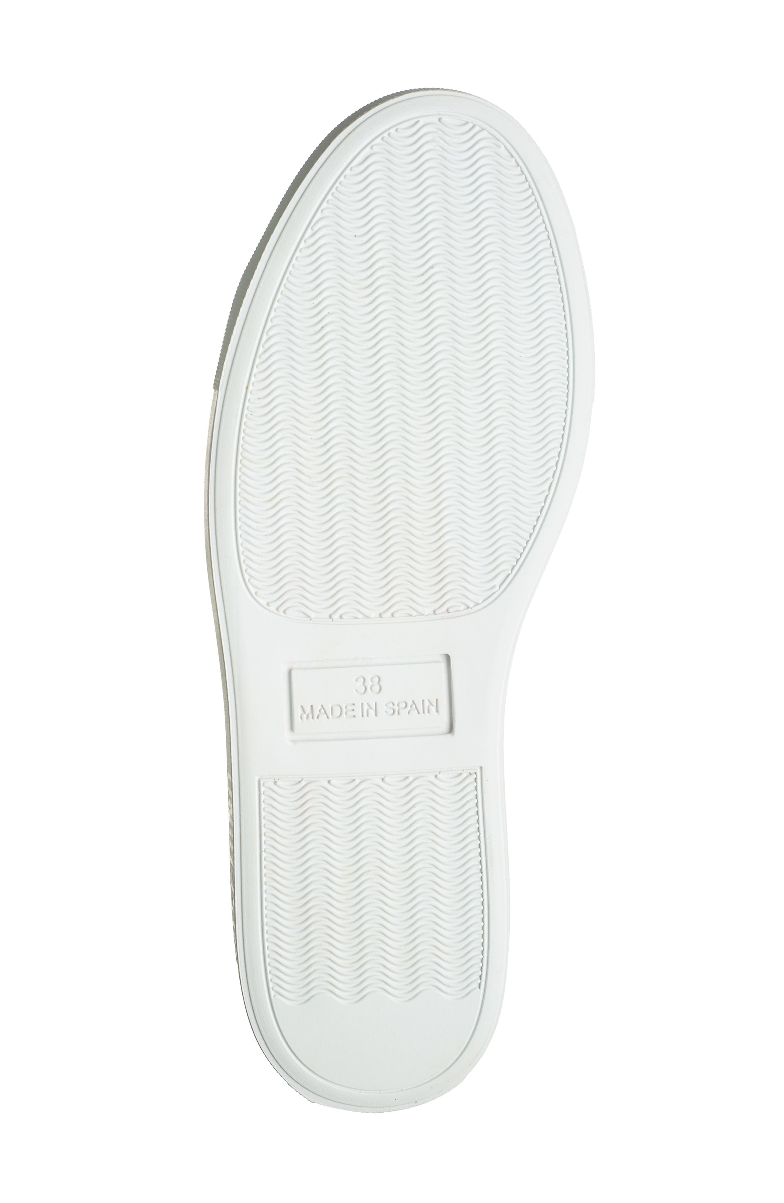 Moschino Logo Stud Leather High Top Sneaker, Alternate, color, 