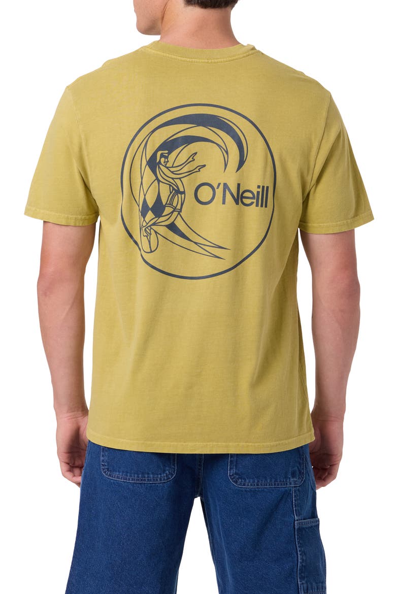 OG Surfer Vintage Graphic T-Shirt, Alternate, color, OCHRE