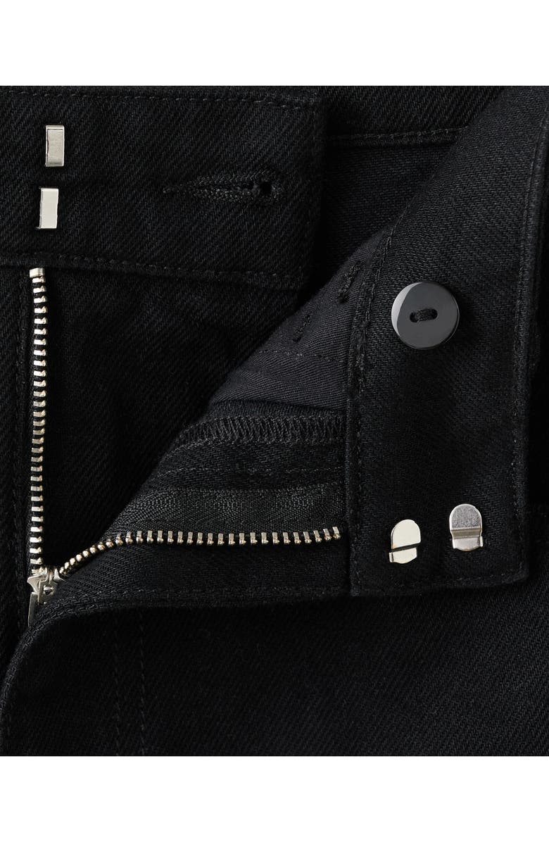 MANGO Mid Rise Balloon Jeans, Alternate, color, Black Denim