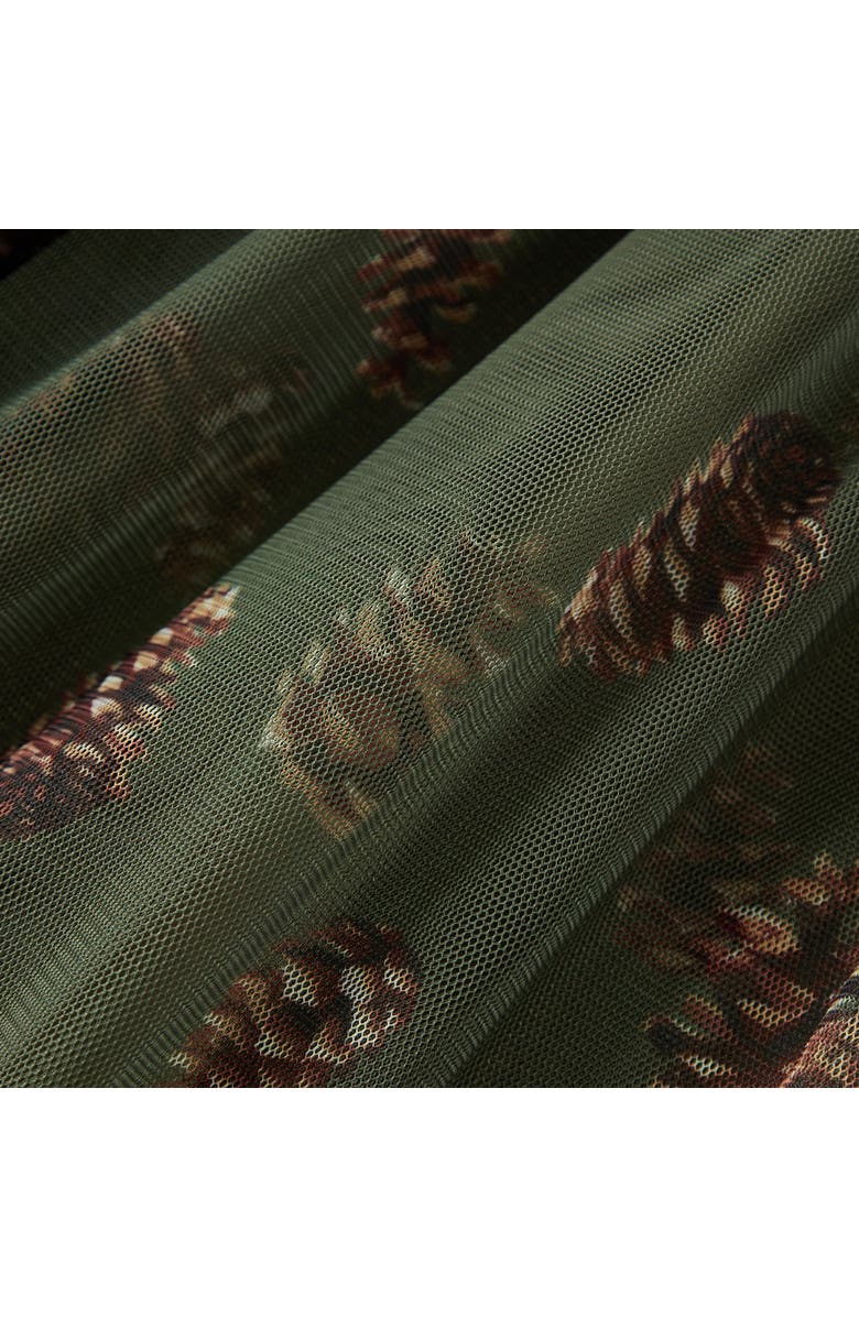 Milkbarn Cotton Stretch Long Sleeve Ballet Dress, Alternate, color, Pinecone