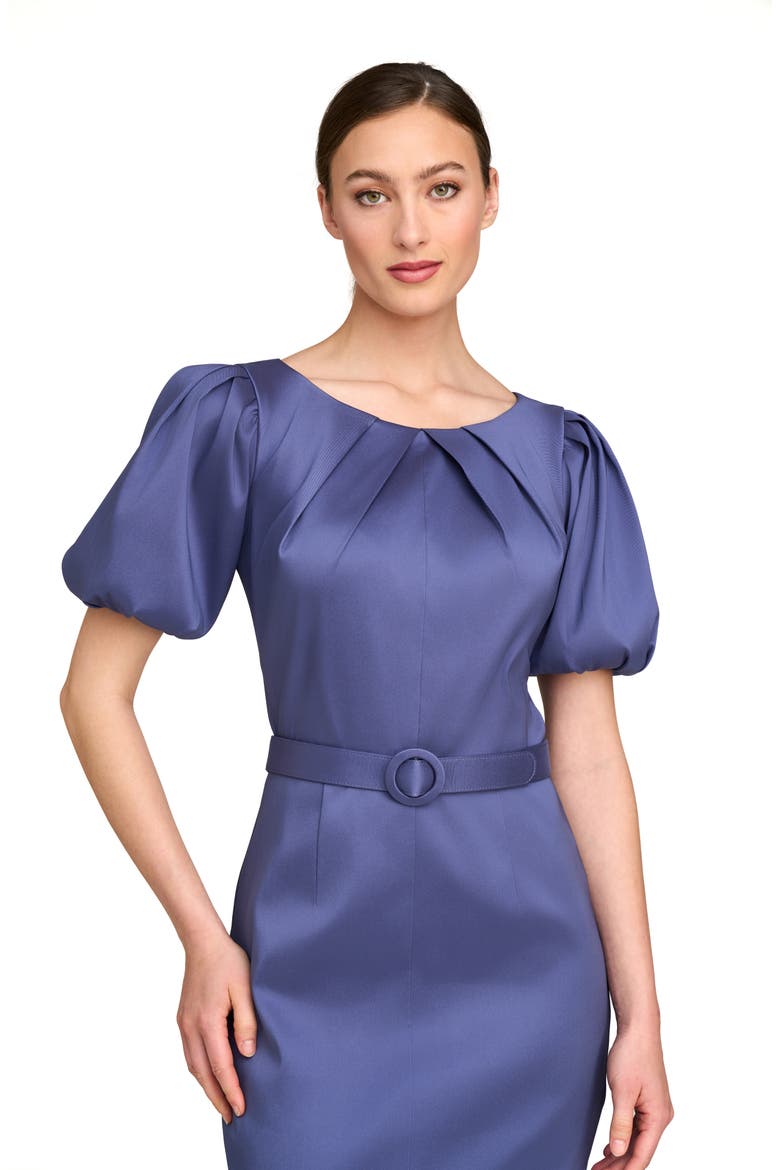 Chiara Sheath Evening Dress, Alternate, color, INDIGO