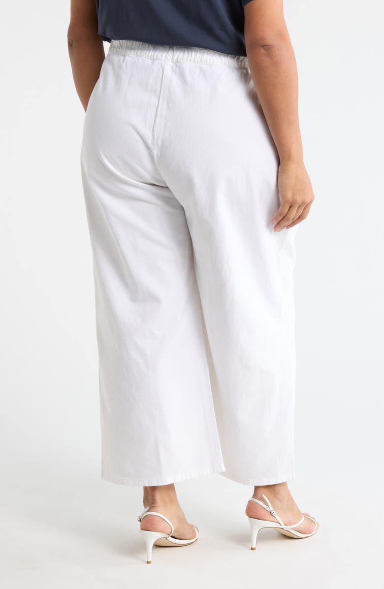 Eileen Fisher Wide Leg Cropped Pants, Alternate, color, White