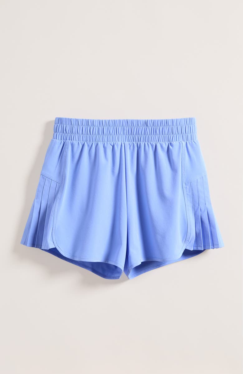 Zella Girl KIds' Game Time Shorts, Main, color, Blue Hydrangea