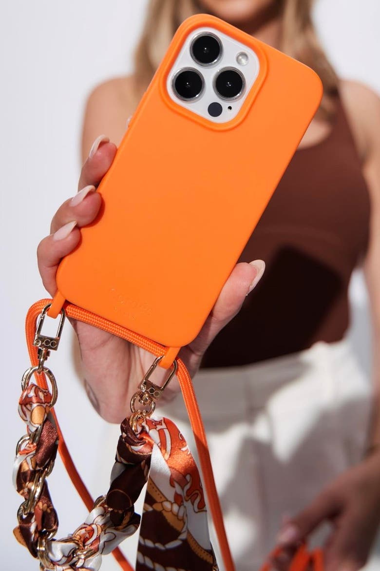 Lima Phone Strap Set, Alternate, color, Orange