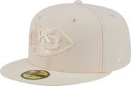 New Era Men's New Era  Cream Kansas City Chiefs Color Pack 59FIFTY Fitted Hat