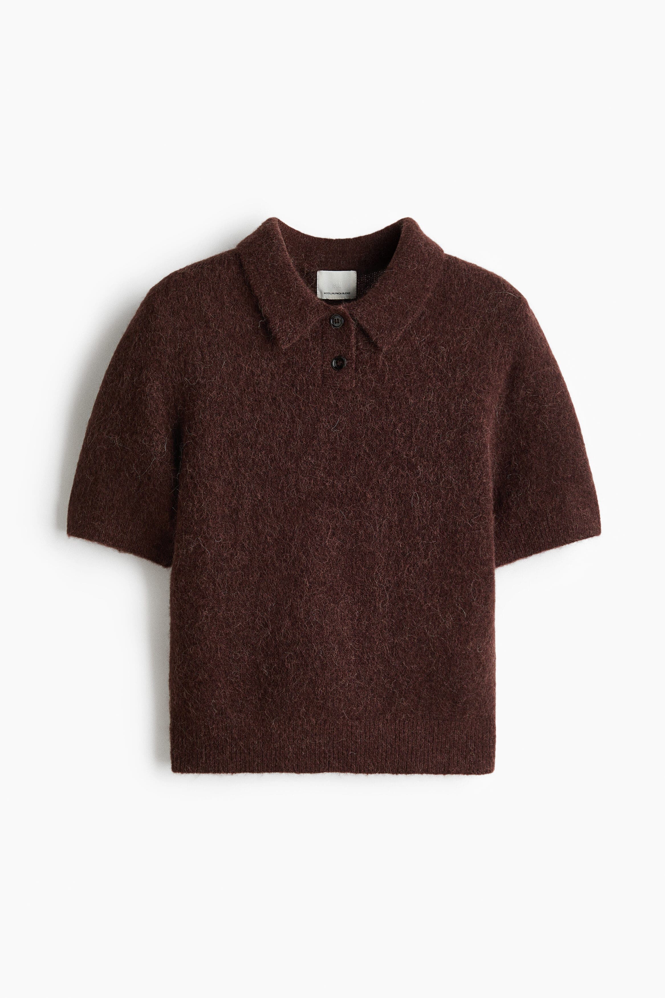 Alpaca-blend Polo Shirt - image 3
