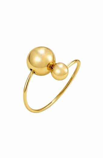 Double Bead Adjustable Ring