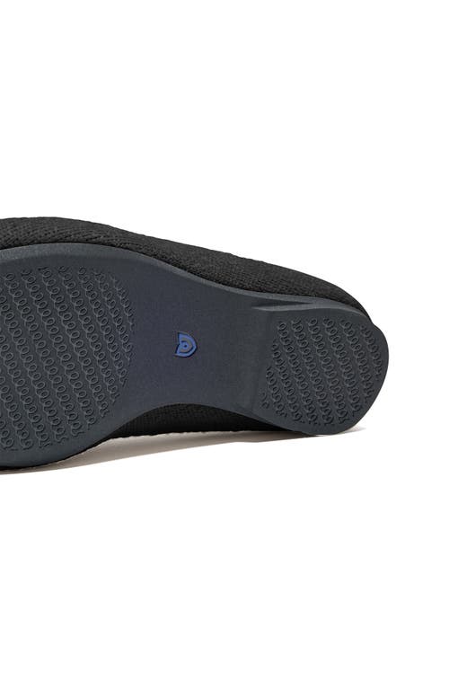 Rothys Rothy's Double Bit Bouclé Loafer Mule In Black Boucle