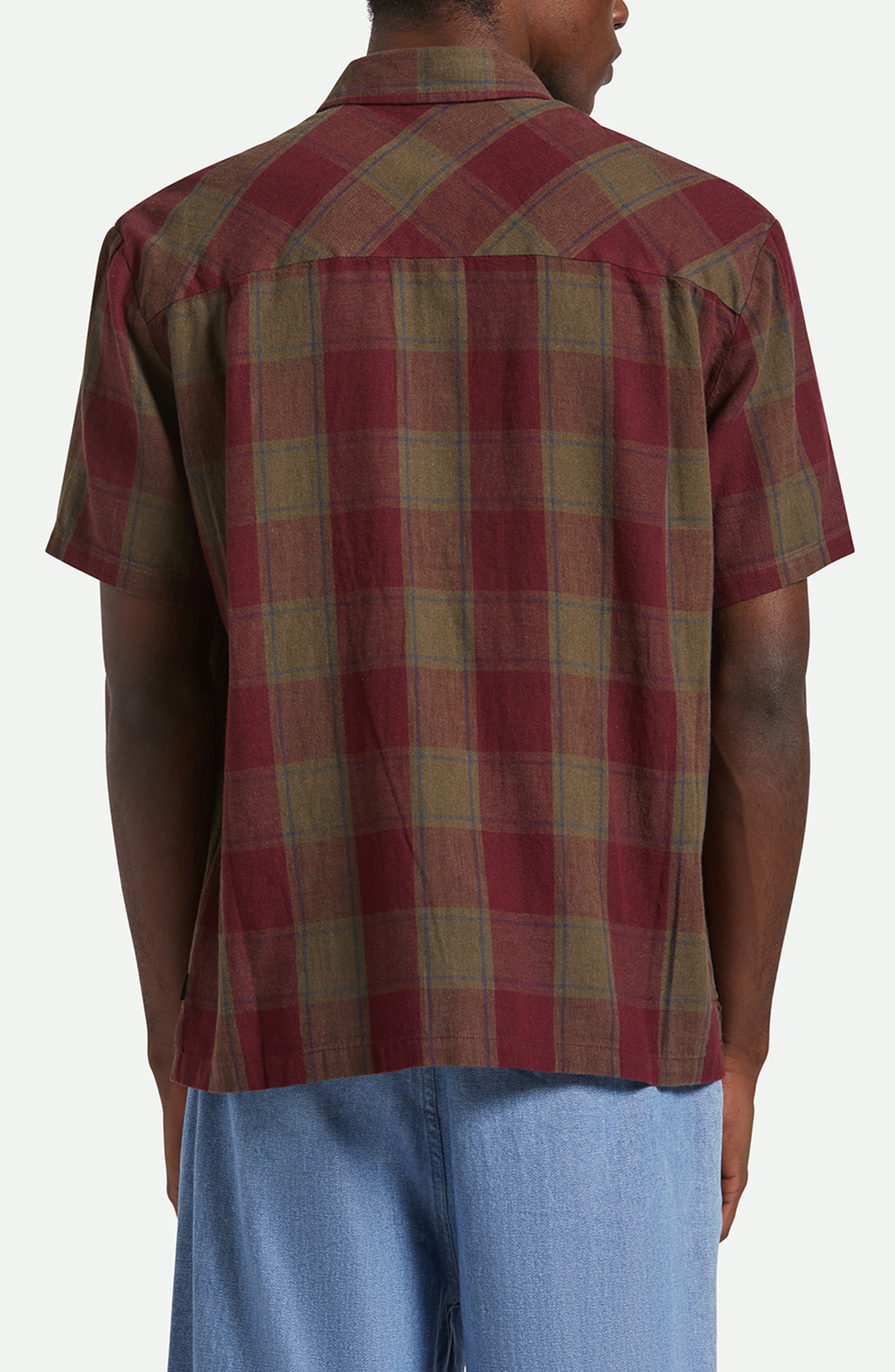 Cru Plaid Linen & Cotton Button-Up Shirt - image 2