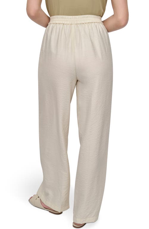 Dkny Drawstring Pants In Neutral