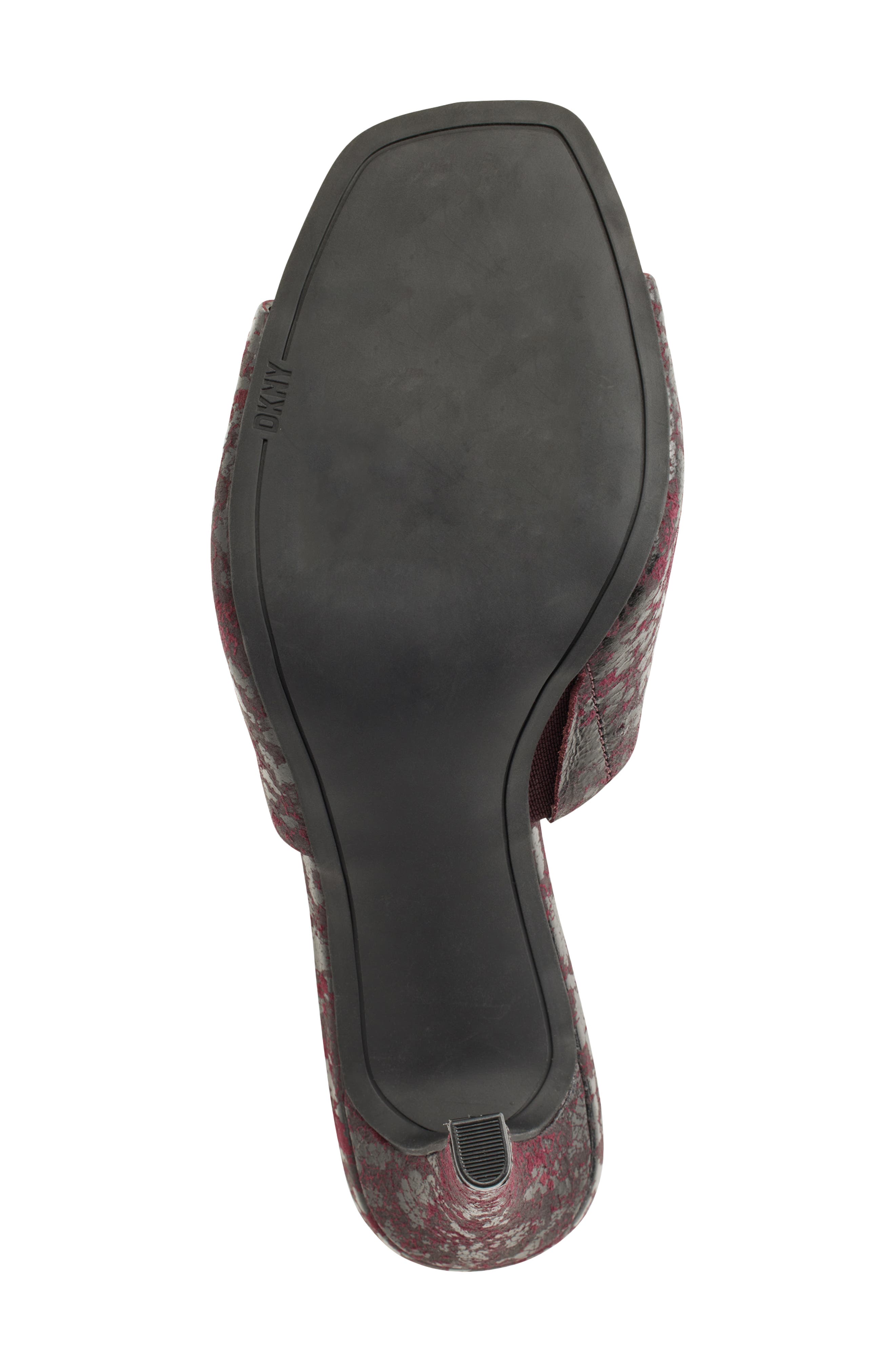 DKNY Bronx Slip-On Mule Sandal, Alternate, color, Bordeaux
