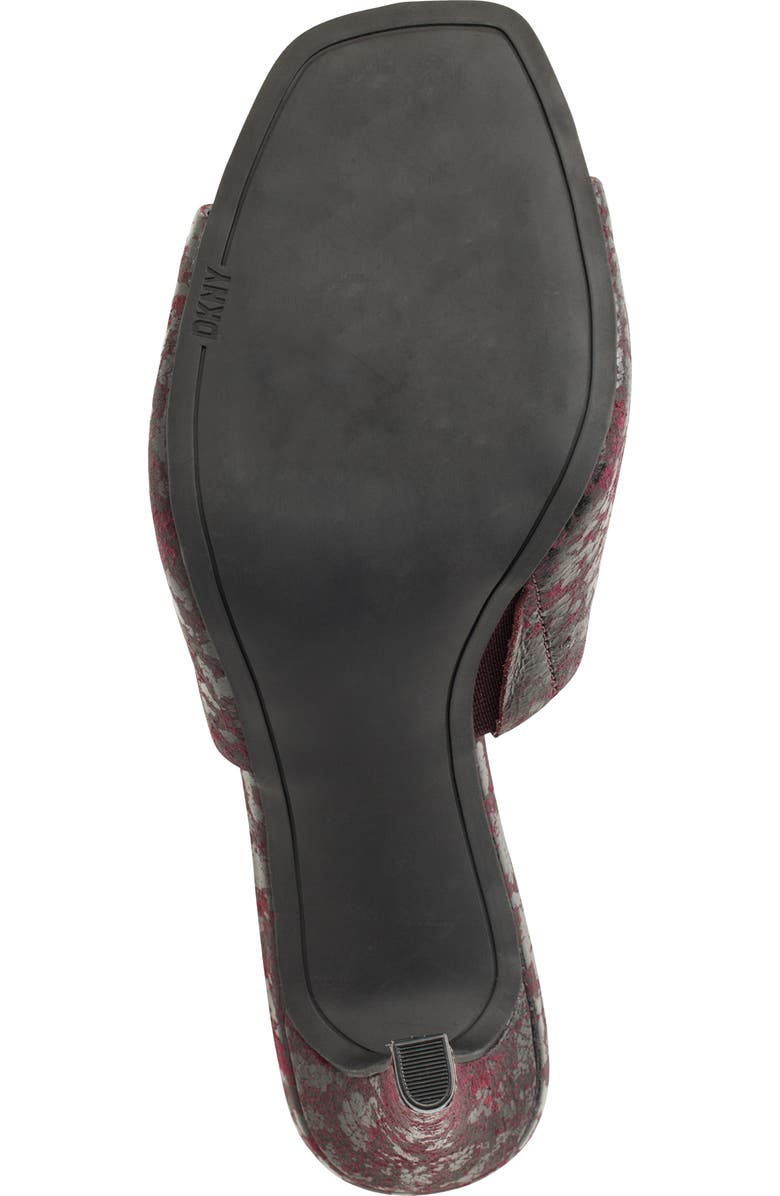 DKNY Bronx Slip-On Mule Sandal, Alternate, color, Bordeaux