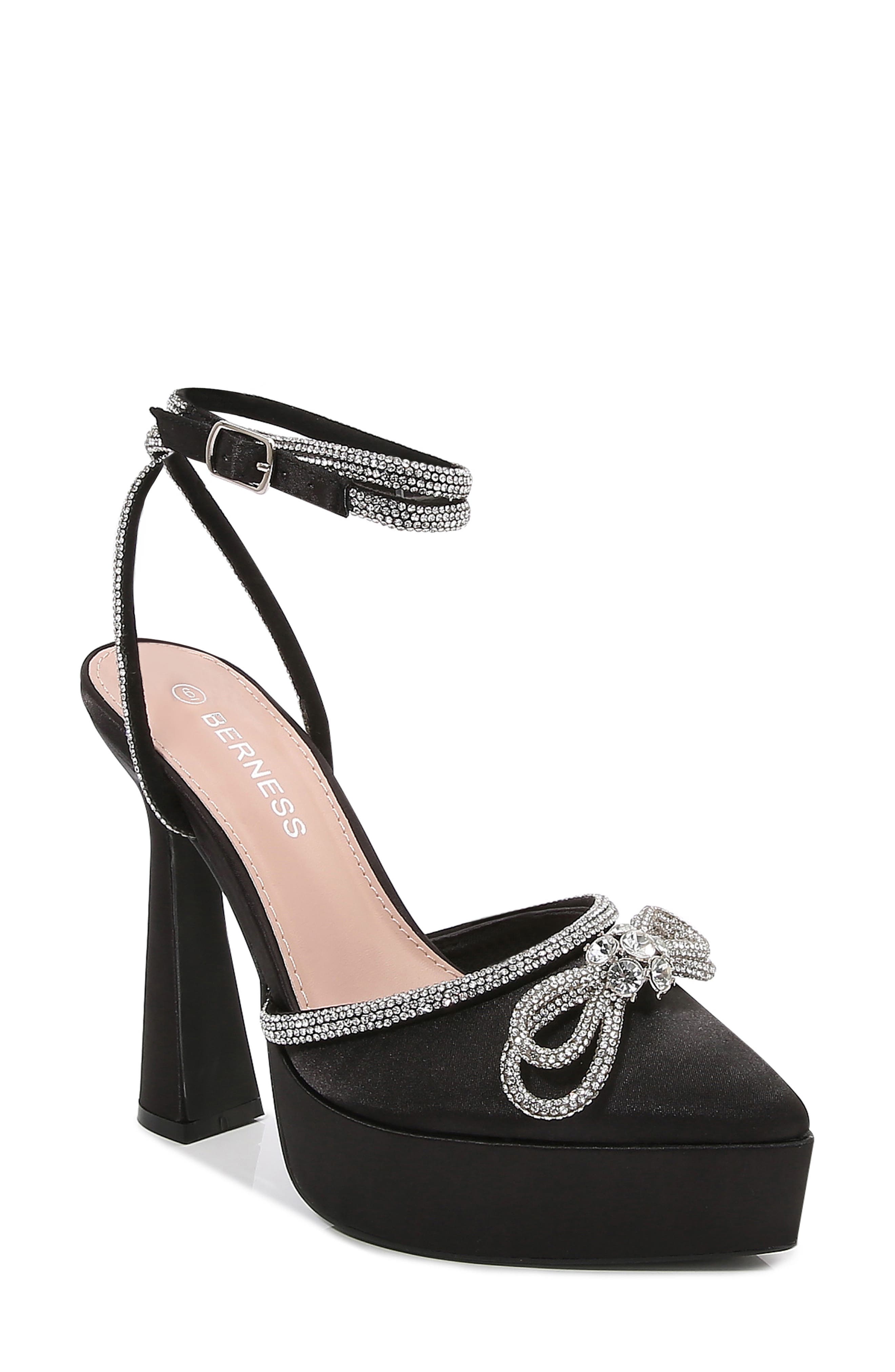 BERNESS Dahlia Rhinestone Platform Pump, Main, color, 