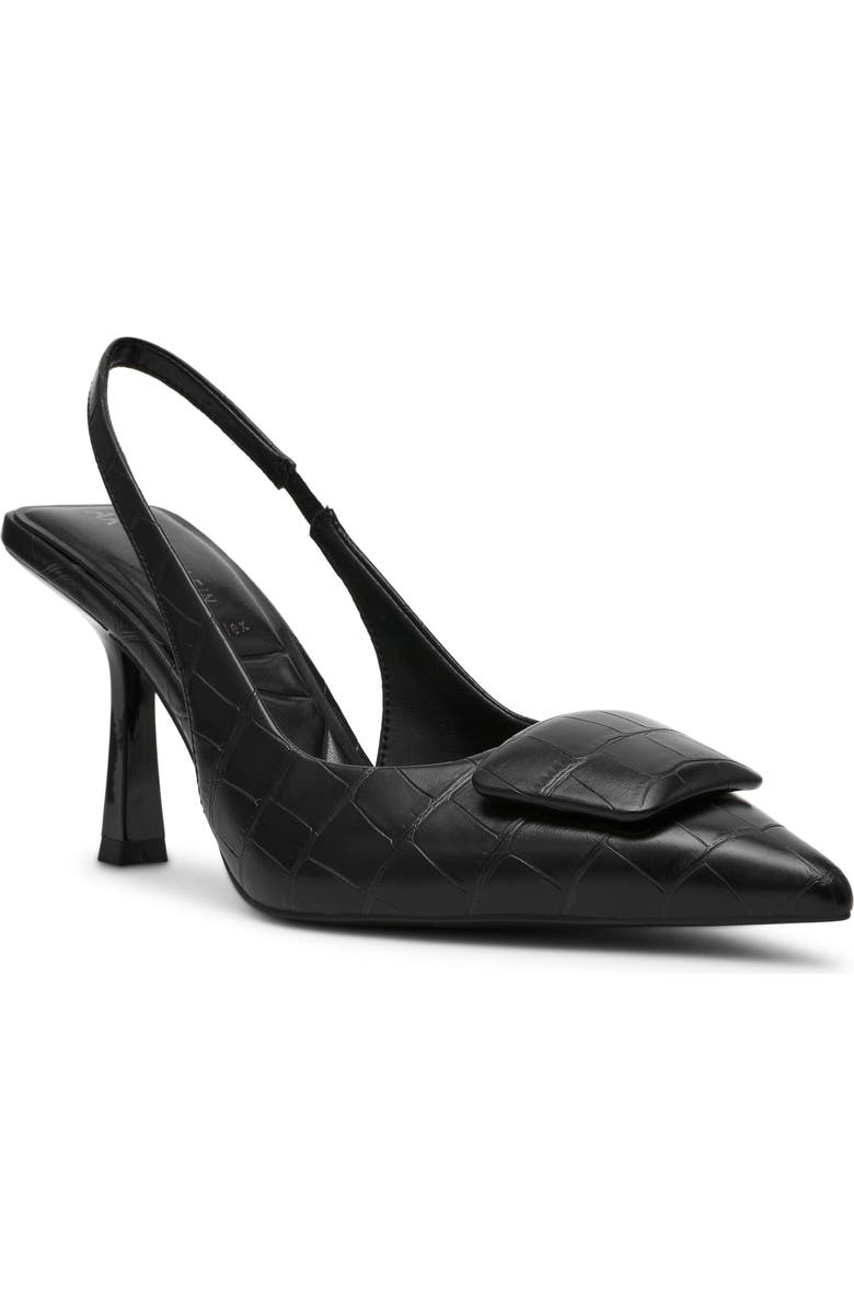 Anne Klein Ilani Slingback Pump, Main, color, Black Croco Pu