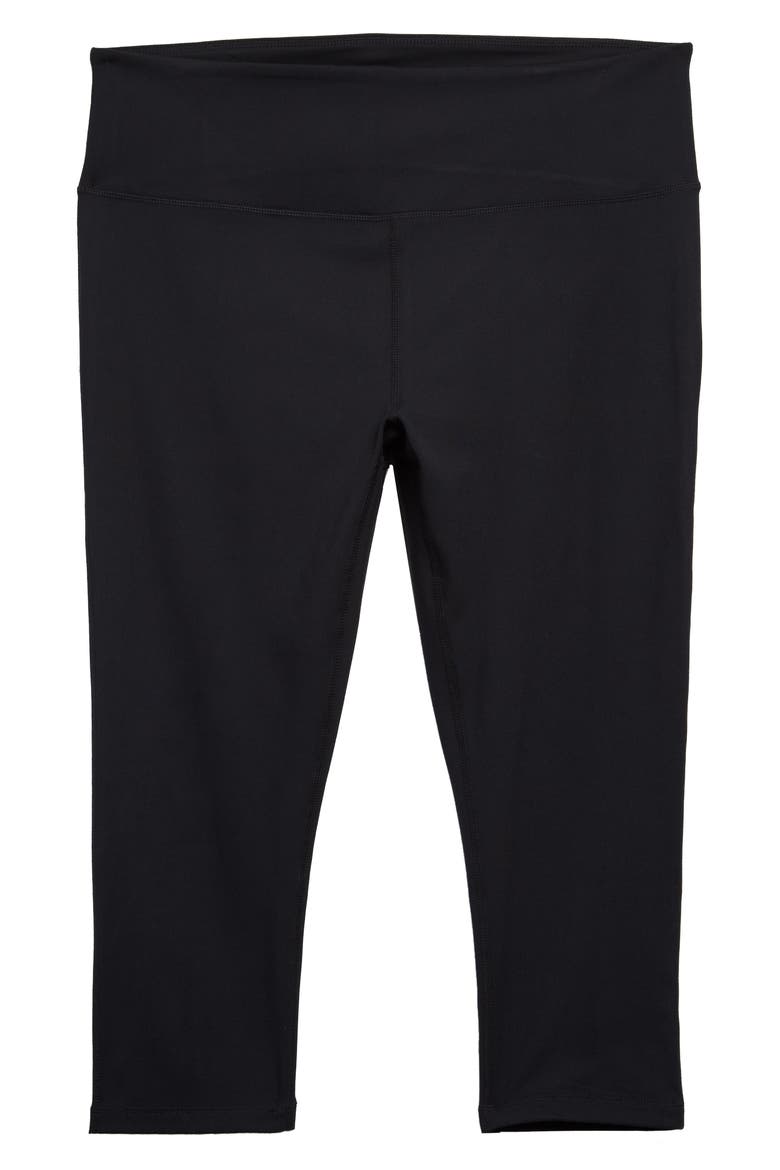 Studio Lite Crop Leggings, Alternate, color, BLACK