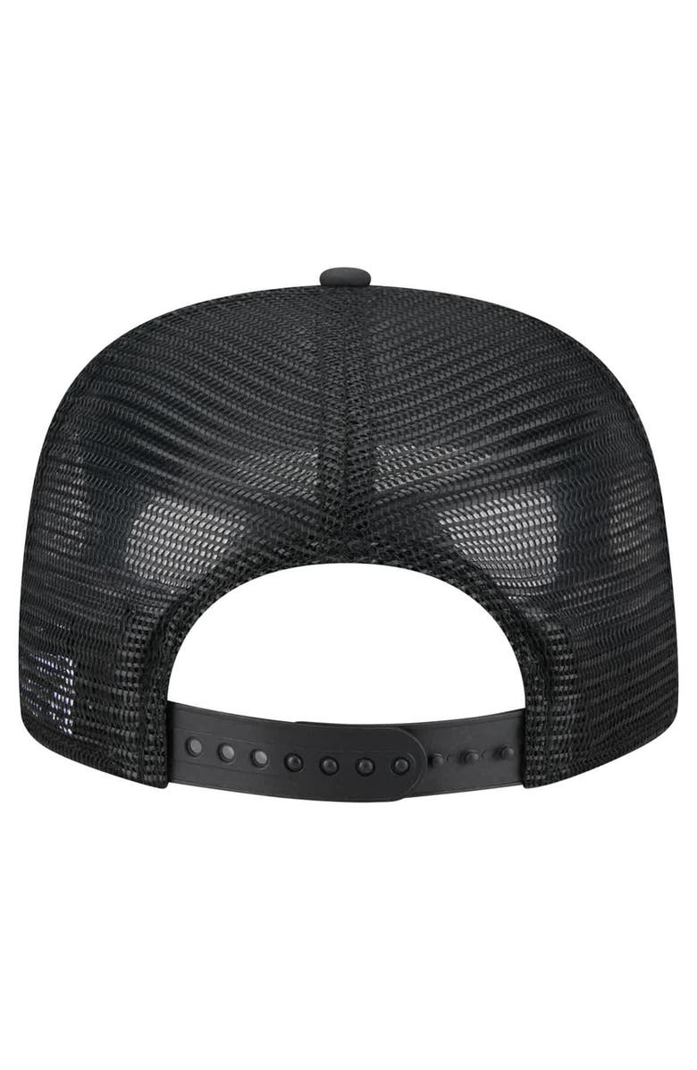 New Era Men's New Era Black Athletics Gummy Golfer Trucker Adjustable Hat, Alternate, color, Black