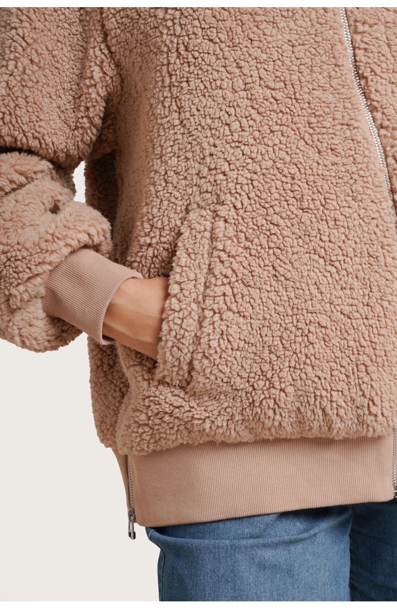 Nom Maternity Cozy Before & After Maternity Jacket, Alternate, color, Taupe