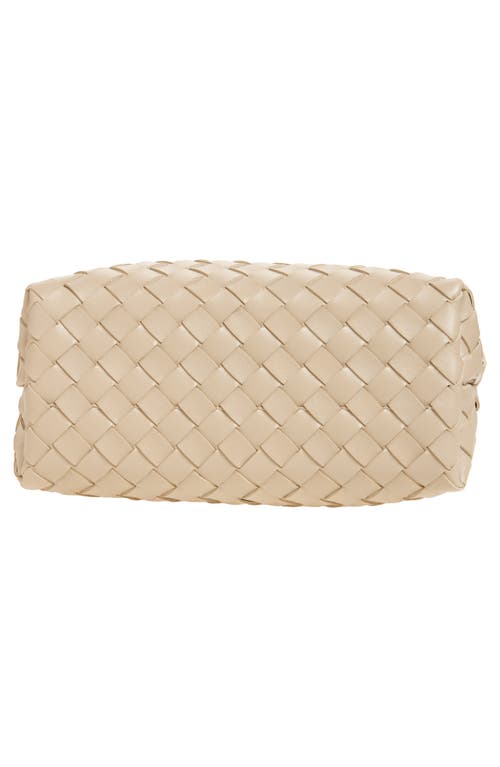 Bottega Veneta Small Andiamo Intrecciato Shoulder Bag In 9616 Ecru-muse Brass-ecru